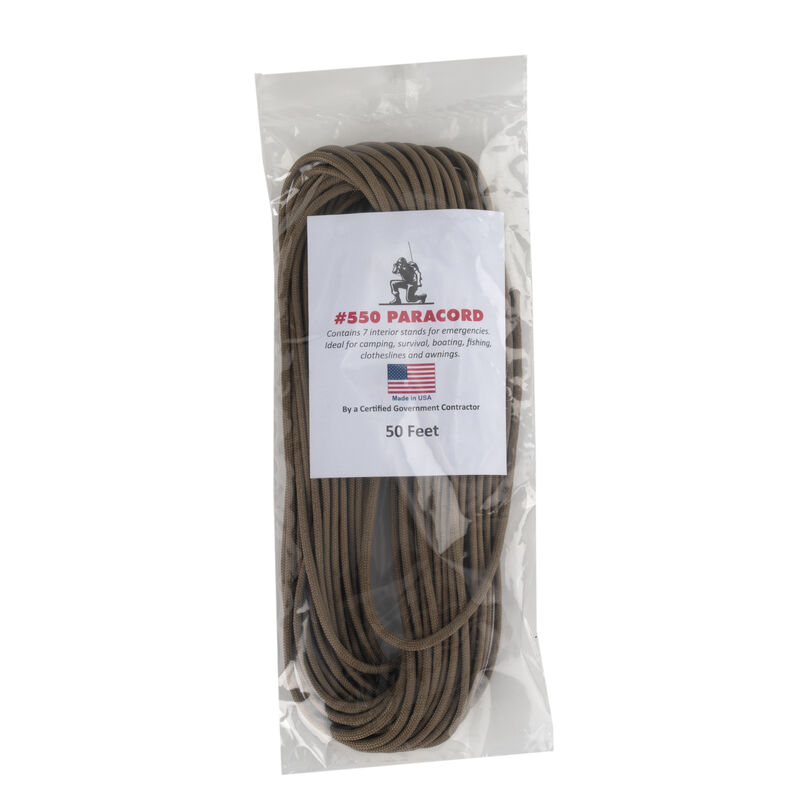 550 Paracord 7 Strand [1000' 100' 50' Rolls / Desert, OD, Black, Orange, White, Multi-Cam], , large image number 4